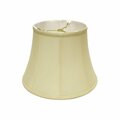 Homeroots 14 in. Altered Bell Monay Shantung Lampshade, Antique White 469626